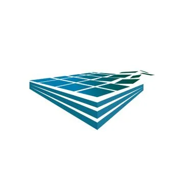 Window logo template vector, abstract windows and glass vector business icon Stock Illustration