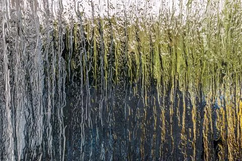 Window made of glass with nice structures Stock Photos