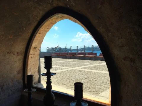 From the window of Maiden's Tower Foto stock