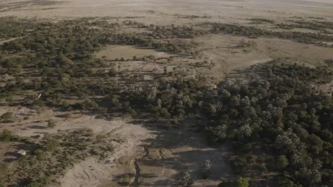 Window Into the Makgadikgadi Pans Stock Footage 236581886