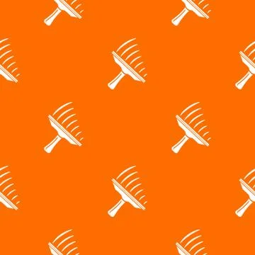 Window mop pattern orange Stock Illustration