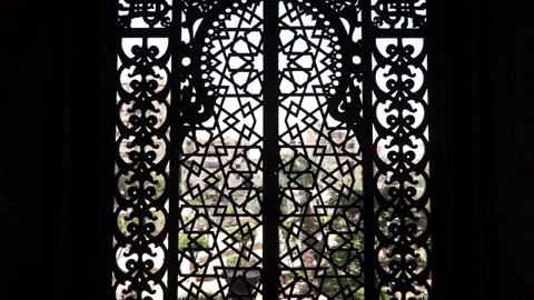 Window in mosque. Cairo , Egypt, Africa 스톡 동영상 249977210