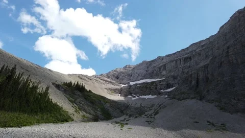 Window mountain near Crowsnest Pass Alberta Stock Footage 139942853