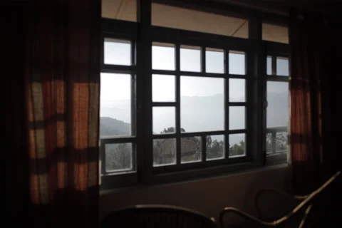 Window, Mountains, Time Lapse Video stock 51492279