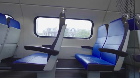 Window on a moving train Stock Footage 247142319