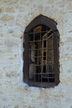 Window in Nativity of the Blessed Virgin Monastery Stock Photos