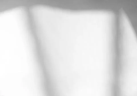 Window natural shadow overlay effect on white texture background, for overlay Stock-Fotos