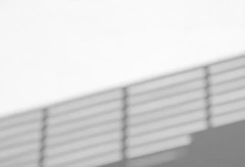 Window natural shadow overlay effect on white texture background, for overlay Stock Photos