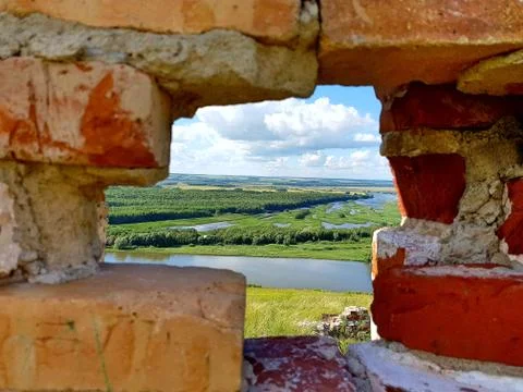 Window in nature Foto stock