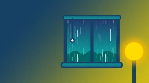 Window at Night Stock Footage 335608782
