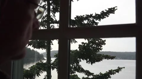 Window ocean view, Stock Footage 50088306