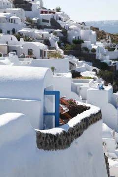 Window in Oia Stock Photos