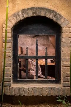 Window in the old building Stock Photos