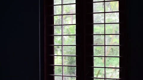 Window of an old house Video stock 197041181