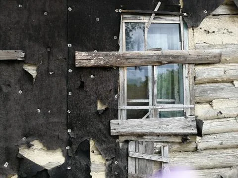 Window in an old house Stock Photos