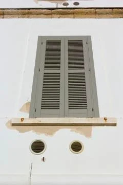 Window of an old lighthouse Stock Photos