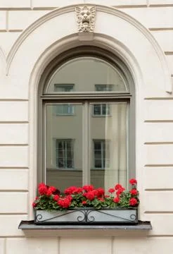 Window Old Town Stock Photos