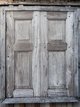 Window on a old wall ( Filtered image processed vintage effect. ) Foto stock