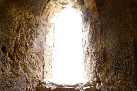 A window in an old wall Stock Photos
