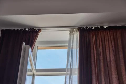 Window open in a room Stock Photos