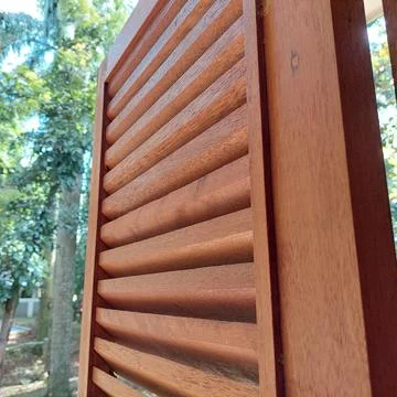 The window opened to a garden view Stock Photos