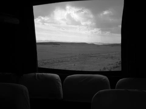 Window or screen? Stock Photos