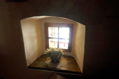 Window pane in a building Fotos de archivo