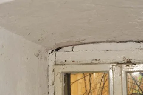 Window pane in a building Fotos de archivo