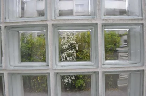 Window pane in a building Fotos de archivo