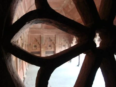 Window pane in a building Fotos de archivo