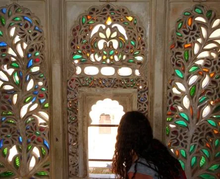 Window pane in a building Fotos de archivo