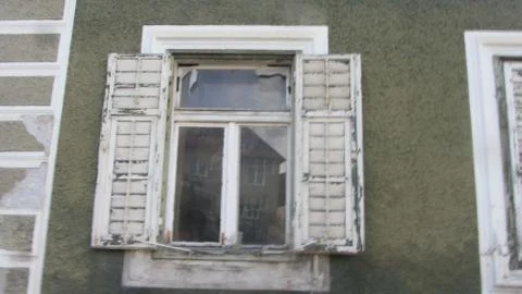 Window pane in a building Fotos de archivo