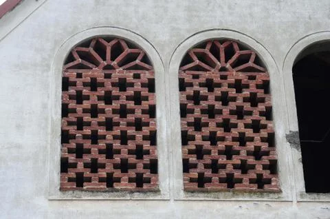 Window pane in a building Fotos de archivo