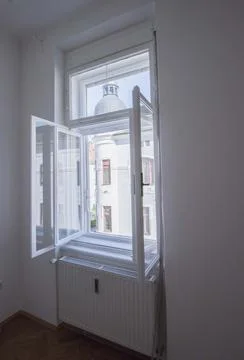 Window pane in a building Fotos de archivo