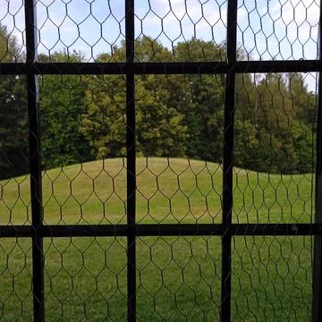 Window pane in a building Fotos de archivo