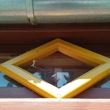 Window pane in a building Fotos de archivo