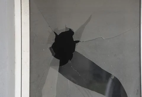 Window pane in a building Fotos de archivo