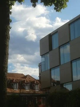 Window pane in a building Fotos de archivo