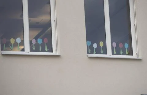  window pane in a building for watching outside and letting in light windo... Fotos de archivo