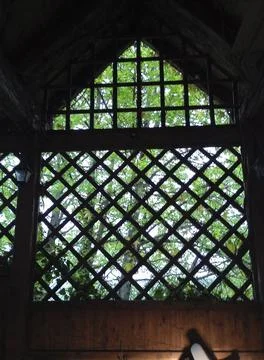  window pane in a building for watching outside and letting in light windo... Fotos de archivo