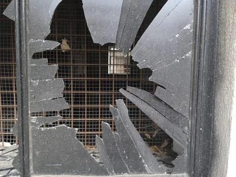 window pane in a building for watching outside and letting in light windo... Fotos de archivo