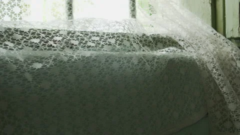 Window parapet and frame close-up 4K video Video stock 155578241