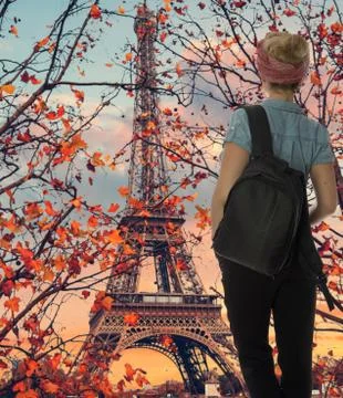 Window to Paris. Foto stock