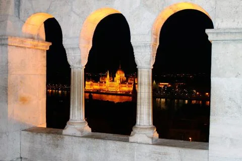 A window on the Parliament Stock Photos