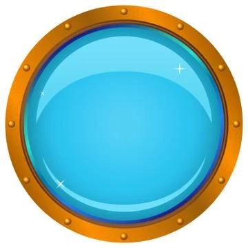 Window porthole Stock Illustration