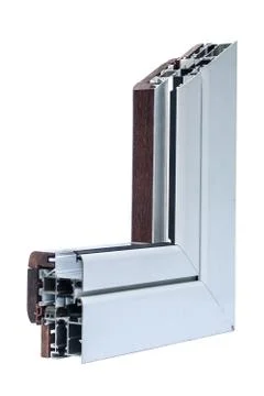 Window profile sistems Stock Photos