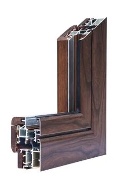 Window profile sistems Stock Photos