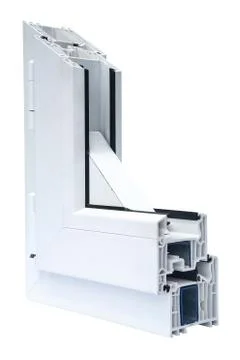 Window profile sistems Stock Photos