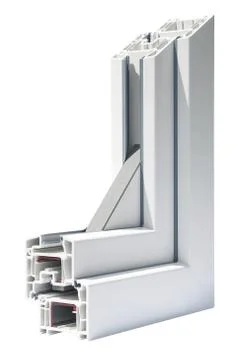 Window profile sistems Stock Photos