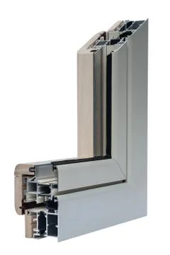 Window profile sistems Stock Photos